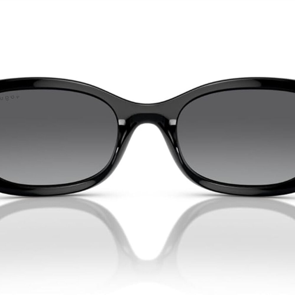 Women's Black Rectangular Sunglasses Polarized Fu… - image 4